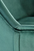 Krzesło K480 w kolorze ciemnozielonym velvet