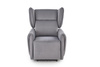 Rozkładany fotel wypoczynkowy GELATO w kolorze popielatym