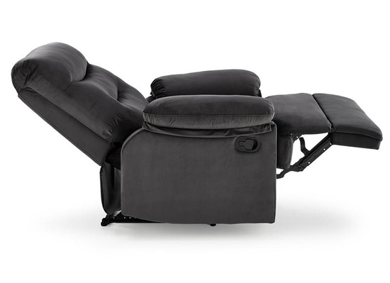 Fotel wypoczynkowy DRAGER w eleganckim czarnym kolorze