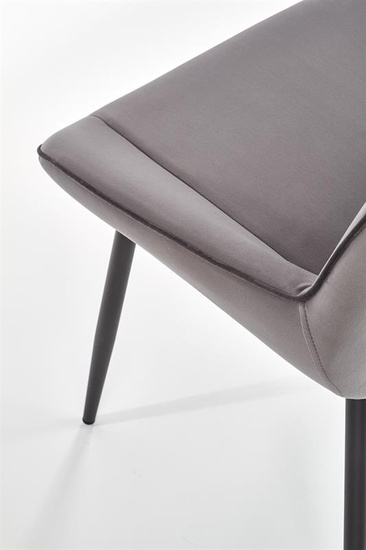 Krzesło K404 w kolorze popielatym 