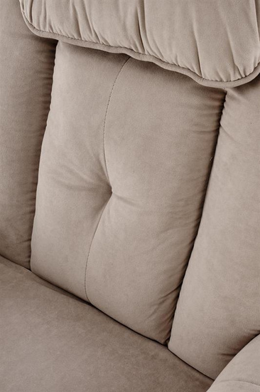 Rozkładany fotel HORTON w beżowym kolorze