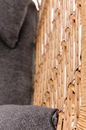 Elegancka sofa wypoczynkowa IKARO XL w kolorze naturalny/popielaty