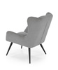 Fotel wypoczynkowy BYRON w kolorze popielatym