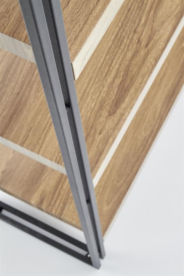 Regał BOLIVAR REG1 w kolorze dąb złoty / czarny