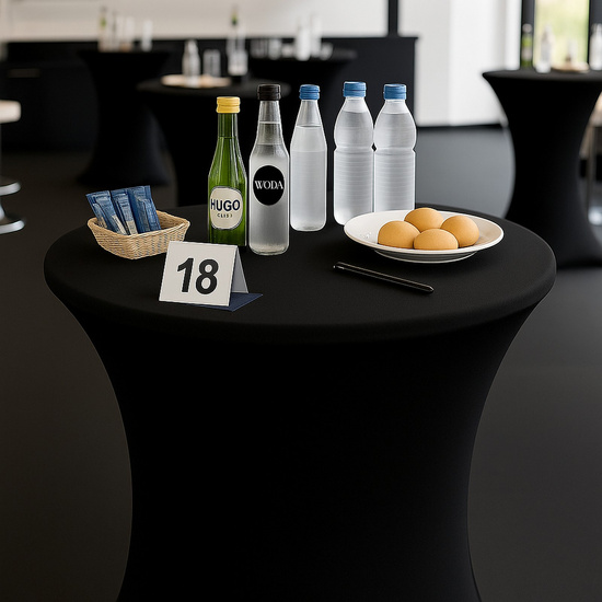 Pokrowiec 80 x 110 Na Stół Cateringowy Felix Czarny