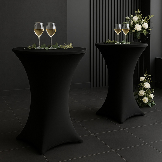 Pokrowiec 80 x 110 Na Stół Cateringowy Felix Czarny