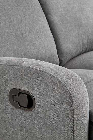 Sofa dwuosobowa z funkcją rozkładania OSLO 2S ciemny szary