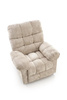 Fotel wypoczynkowy AMORE w beżowym kolorze z funkcją elektrycznego rozkładania