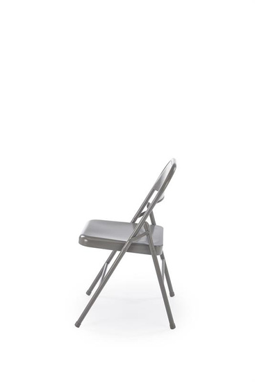 Krzesło składane K565 w kolorze popielatym 
