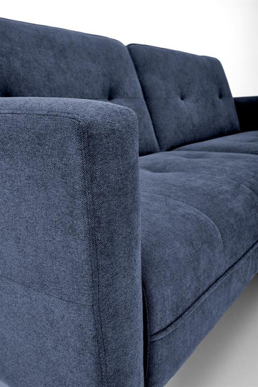 Sofa rozkładana z funkcją narożnika CORNELIUS w kolorze niebieskim