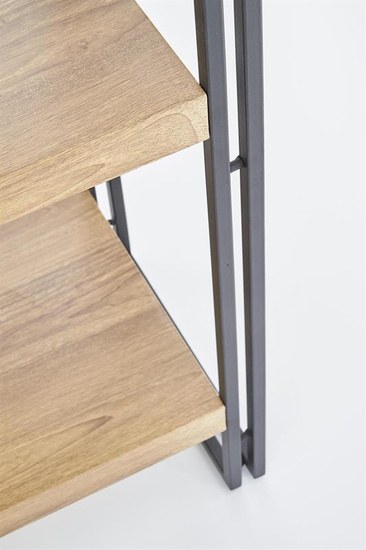 Regał BOLIVAR REG1 w kolorze dąb złoty / czarny