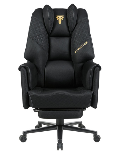 Fotel obrotowy gamingowy SITTO w kolorze czarnym