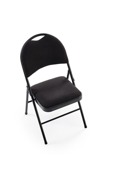 Krzesło składane K566 w kolorze czarnym
