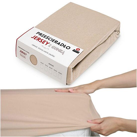Prześcieradło 80 x 160 Jersey z Gumką Gaja 30