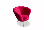 Fotel wypoczynkowy ARIEL w stylu glamour