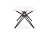 Designerski stół PASCAL w kolorze biało-czarnym do nowoczesnej jadalni