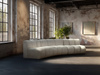 Sofa modułowa zaokrąglona SOMA E tapicerowana S+S+R