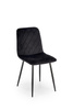 Krzesło K525 w kolorze czarnym – elegancja i komfort w nowoczesnym wydaniu