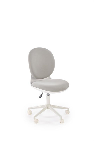 Fotel młodzieżowy ORION 2 w kolorze biały – jasny popiel