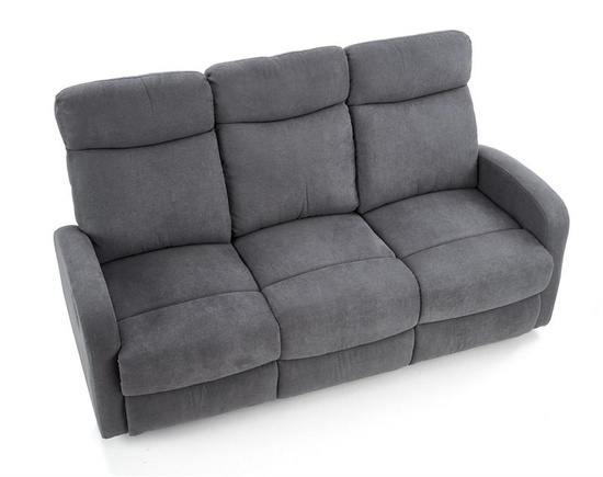 Sofa trzyosobowa z funkcją rozkładania OSLO 3S ciemny szary