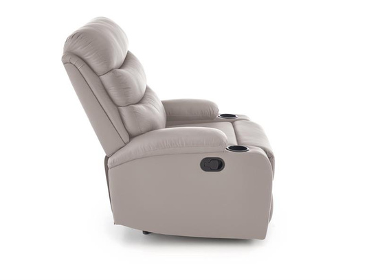 Rozkładany fotel wypoczynkowy PERUS w beżowym kolorze