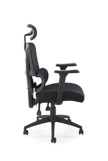 Fotel gabinetowy ASTRAL czarny z siatki z mechanizmem MULTIBLOCK