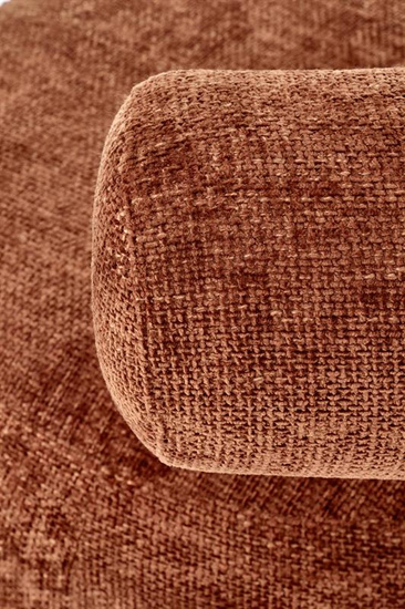 Designerski fotel wypoczynkowy HAZARD w kolorze cynamonowym