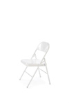 Krzesło składane K565 w kolorze białym