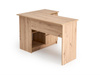 Biurko narożne BEGA w kolorze dąb artisan z szufladami