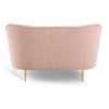 Nowoczesna sofa IKARO II ze złotymi nogami