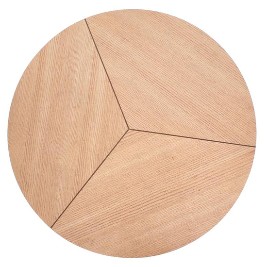 Nowoczesna ława KARIDA w kolorze dąb naturalny / czarny