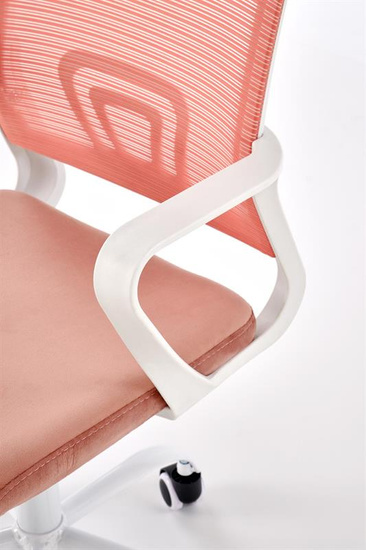 Nowoczesny fotel młodzieżowy FRODO w kolorze jasnoróżowym