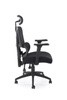 Fotel gabinetowy ASTRAL czarny z siatki z mechanizmem MULTIBLOCK