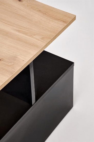 Nowoczesny stolik kawowy IVA w kolorze dąb artisan / czarny