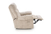 Fotel wypoczynkowy AMORE w beżowym kolorze z funkcją elektrycznego rozkładania