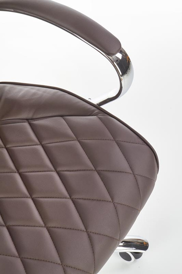 Komfortowy fotel gabinetowy HILTON w kolorze czekoladowym