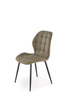 Krzesło K548 w kolorze oliwkowym 