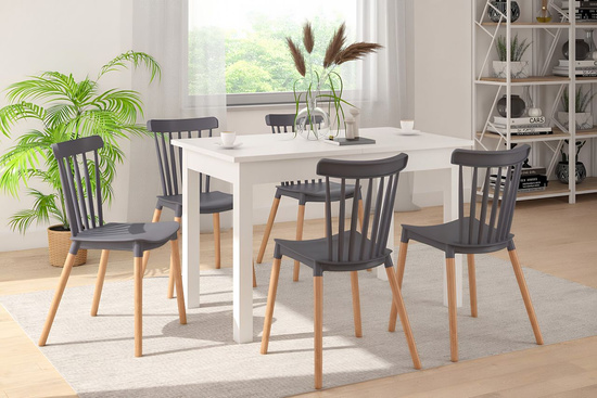 Stół rozkładany prostokątny SALVADOR biały