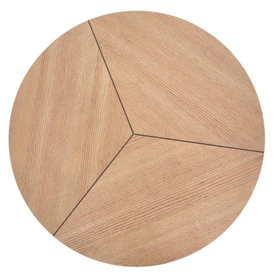 Nowoczesna ława KARIDA w kolorze dąb naturalny / czarny