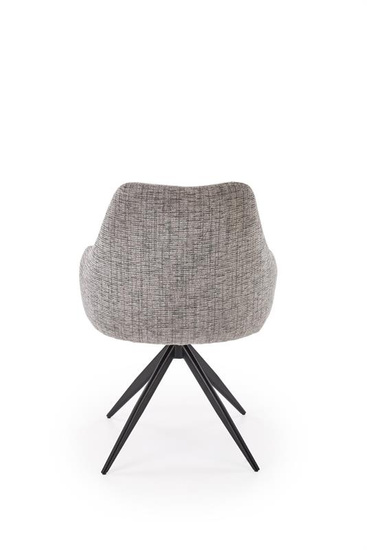 Krzesło z funkcją obracania K564 w popielatym kolorze