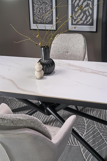 Krzesło z funkcją obracania K591 jasny szary