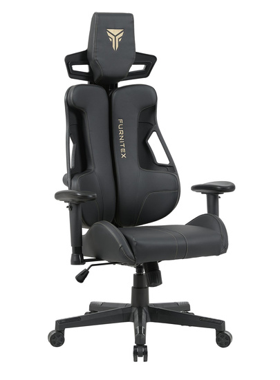 Fotel obrotowy gamingowy PRESTIGE w kolorze czarnym