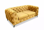Luksusowa sofa pikowana MOMOA 2 osobowa