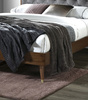 Designerskie łóżko CASSIDY 160 popiel/orzech