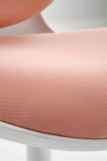 Fotel młodzieżowy ORION 2 w kolorze biały – jasny różowy