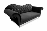 Elegancka tapicerowana sofa BECKY z pikowanym oparciem