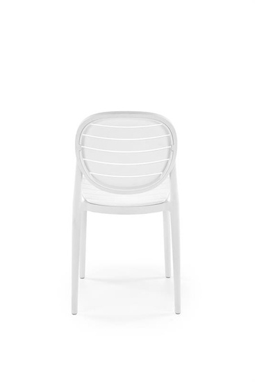 Krzesło K529 w kolorze białym – elegancja i prostota w nowoczesnym wydaniu