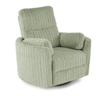 Elektryczny fotel wypoczynkowy PEGAS w kolorze miętowym z funkcją relaks