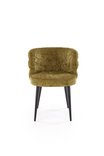 Krzesło kubełkowe K575 w oliwkowym kolorze