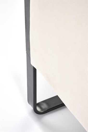 Stylowy fotel wypoczynkowy ILARIO w kolorze czarny/naturalny/jasny beż